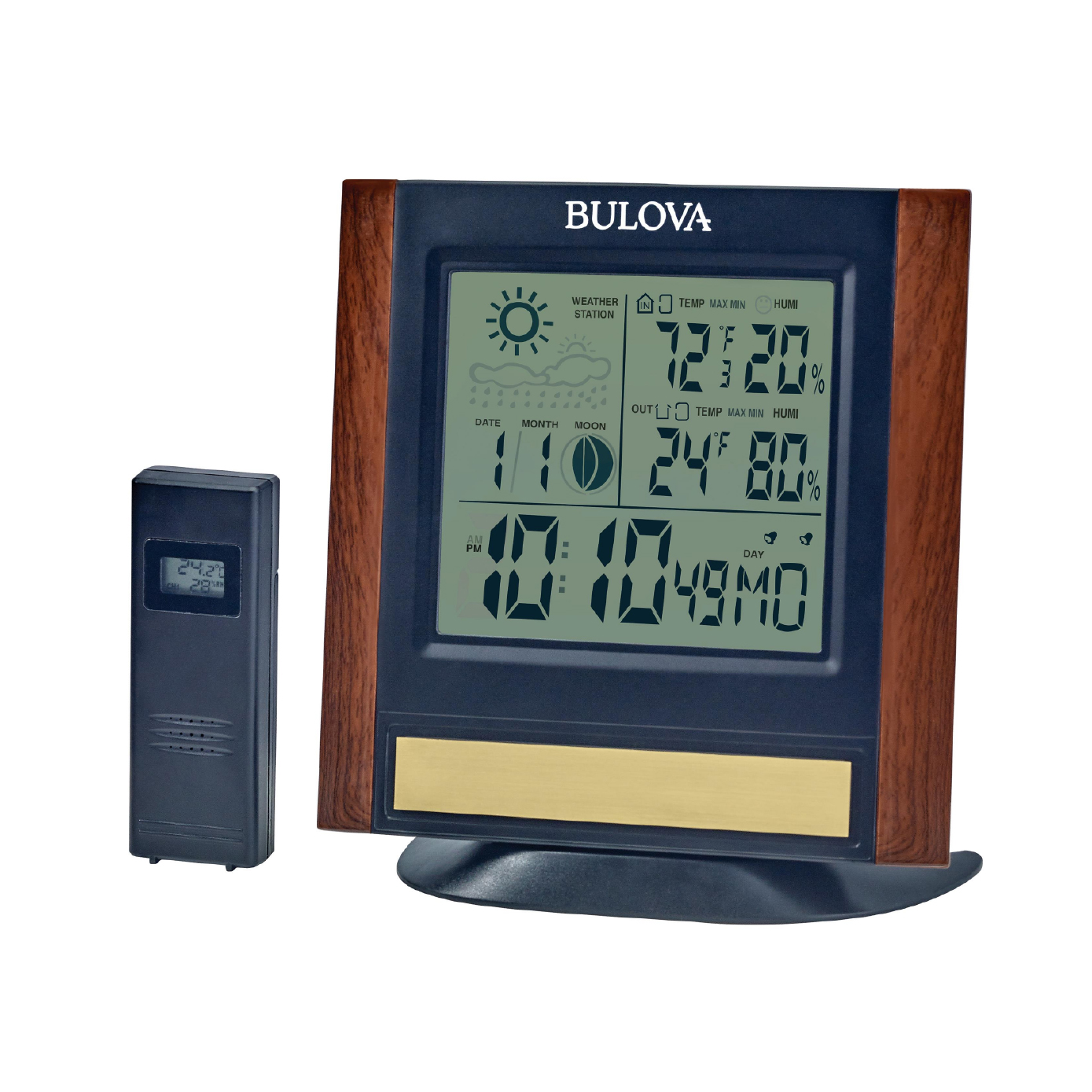 Bulova Clocks The Forecaster Weather Station Clock