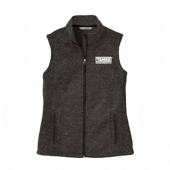 Port Authority Ladies Sweater Fleece Vest #2