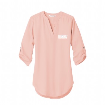 Ladies 3/4-Sleeve Tunic Blouse