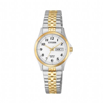 Citizen Women's Expansion Band Quartz Two Tone Watch